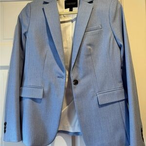 Banana Republic Blue Tailored Blazer Professional Fit